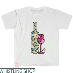 Stained Glass T Shirt Wine Stained Glass Tee Shirt