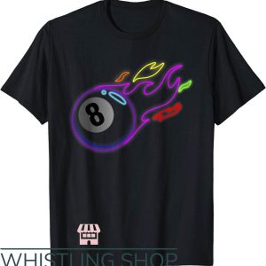 Stussy 8 Ball T-Shirt Colorful Neon 8 Ball
