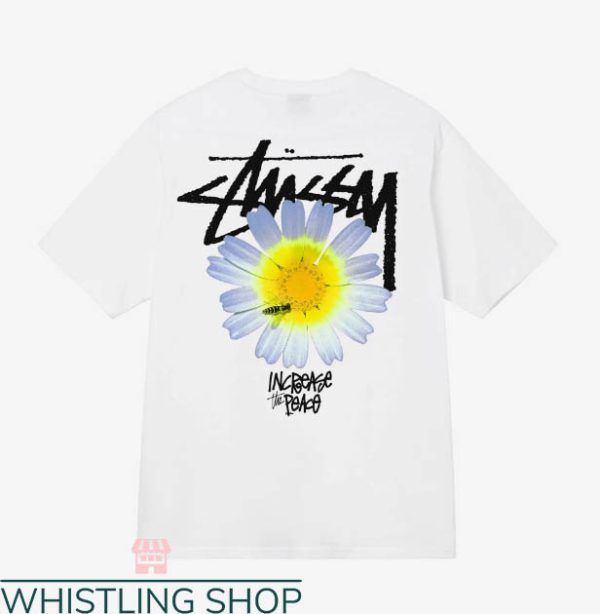 Stussy Dice T-shirt Stussy ITP Flower T-shirt