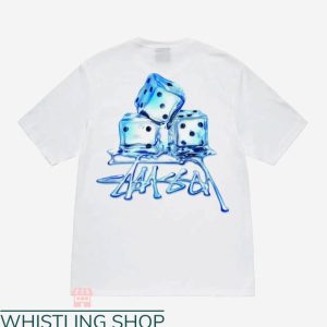 Stussy Dice T-shirt Stussy Melted T-shirt