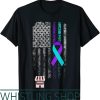 Suicide Awareness T-Shirt Prevention American Ribbon Support