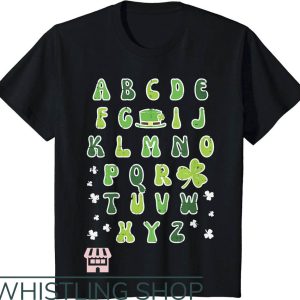 Teacher St Patrick’s Day T-Shirt ABC Alphabet T-Shirt