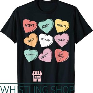 Teacher Valentine T-Shirt Cute Heart Love Special Education