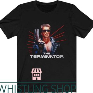 Terminator 2 T-Shirt Arnold Schwarzenegger Robot Cyborg