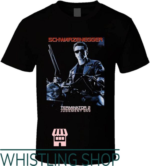 Terminator 2 T-Shirt Schwarzenegger Retro Movie