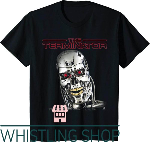 Terminator 2 T-Shirt The T-800 Head
