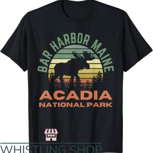 The Bar T-Shirt Bar Harbor Maine Acadia National Park