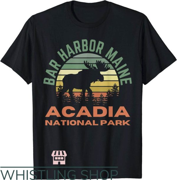 The Bar T-Shirt Bar Harbor Maine Acadia National Park