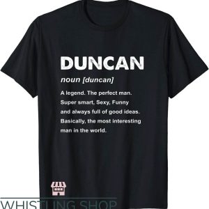 Tim Duncan T-Shirt Describe Duncan’s Name T-Shirt NBA