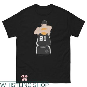 Tim Duncan T-Shirt Minimalist Art T-Shirt NBA