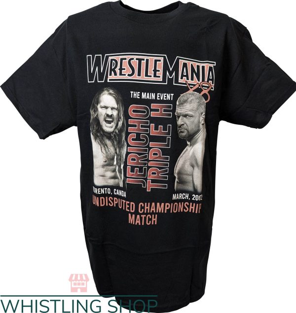 Triple HT T-Shirt Triple H Vs Jericho Undisputed