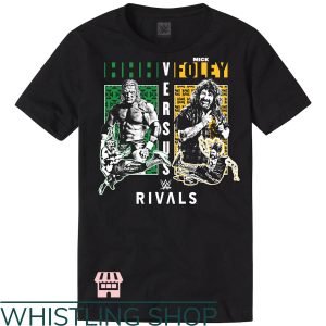 Triple HT T-Shirt Triple H vs. Mick Foley Rivals