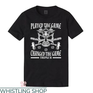 Triple Hhh T-shirt Triple H Skull And Hammers T-shirt