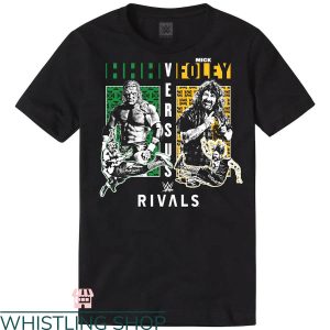 Triple Hhh T-shirt Triple H Vs Mick Foley Rivals T-shirt