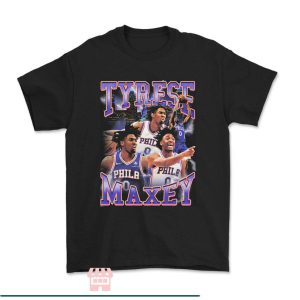 Tyrese Maxey T-Shirt Philadelphia 76ers T-Shirt