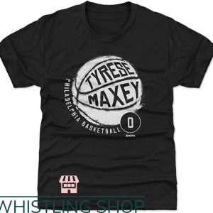 Tyrese Maxey T-Shirt Tyrese Maxey Philadelphia Basketball