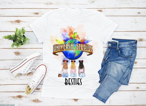Universal Studios Ideas T-shirt Universal Triple Fan Girls