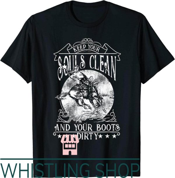 Urban Cowboy T-Shirt Country Saloon Western Rodeo Gift Idea