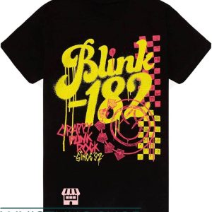 Vintage Blink 182 T-Shirt Crappy Punk Rock Trending