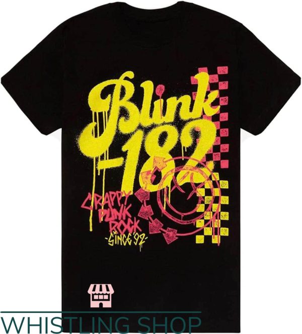 Vintage Blink 182 T-Shirt Crappy Punk Rock Trending