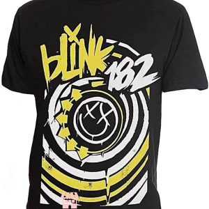 Vintage Blink 182 T-Shirt Happy Face Logo Trending