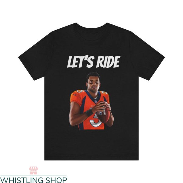 Vintage Broncos T-Shirt Denver Broncos Russell Wilson
