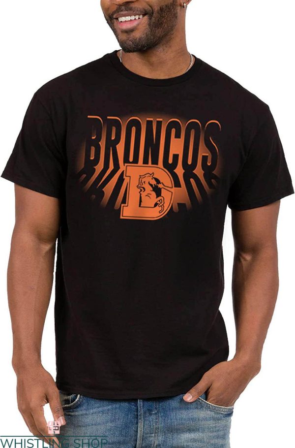 Vintage Broncos T-Shirt NFL Team Spotlight With Mascot Tee