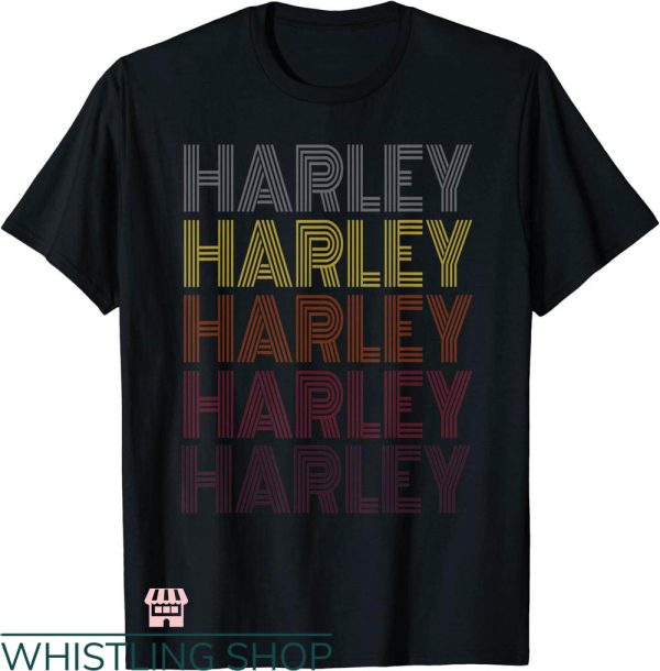 Vintage Harley Davidson T-shirt Graphic First Name Harley
