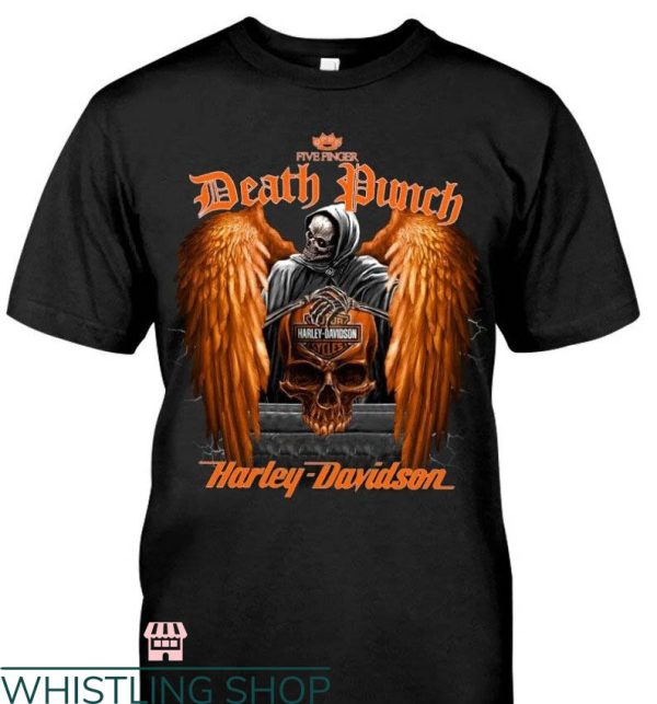 Vintage Harley Davidson T-shirt Harley Davidson Death Punch