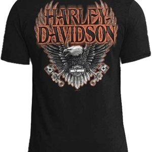 Vintage Harley Davidson T-shirt Harley Davidson Eagle Piston