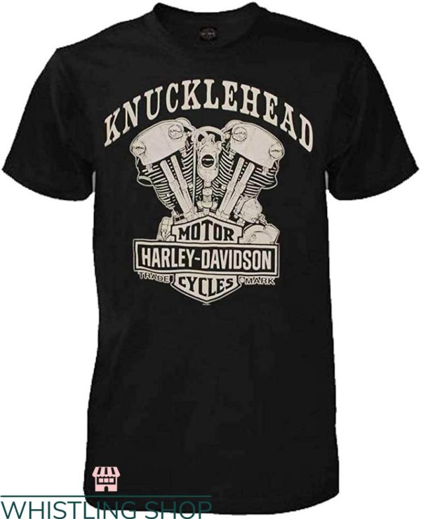 Vintage Harley Davidson T-shirt Harley Davidson Knucklehead