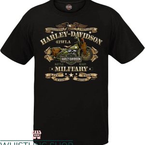 Vintage Harley Davidson T shirt Harley Davidson Military 1