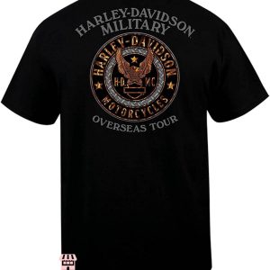 Vintage Harley Davidson T shirt Harley Davidson Military 2