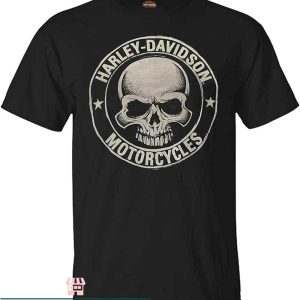 Vintage Harley Davidson T-shirt Harley Davidson Skull Badge