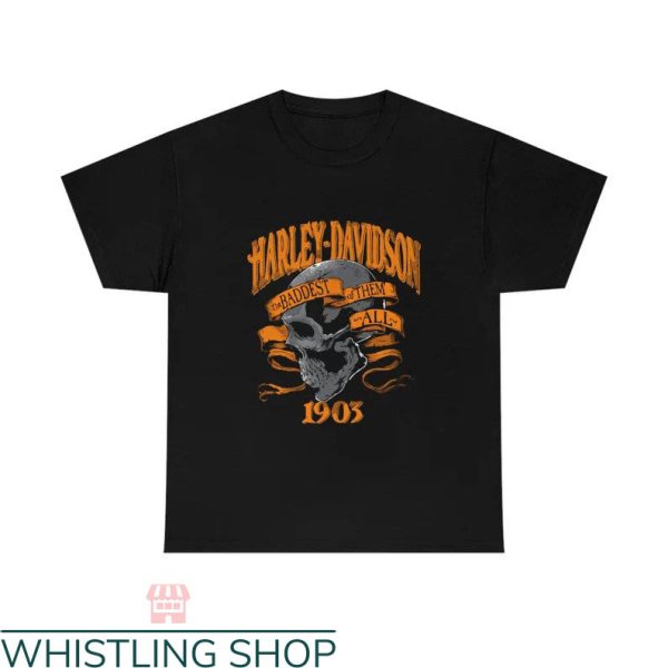 Vintage Harley Davidson T-shirt The Baddest Of Them All