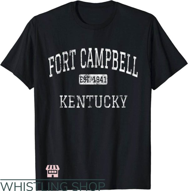Vintage Kentucky T-Shirt Fort Campbell Kentucky T-Shirt NFL