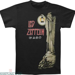 Vintage Led Zeppelin T-Shirt Hermit Rock Song Legend Band