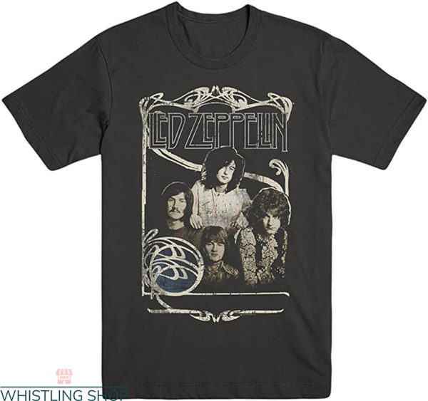 Vintage Led Zeppelin T-Shirt Picture Of Member Led Zeppelin