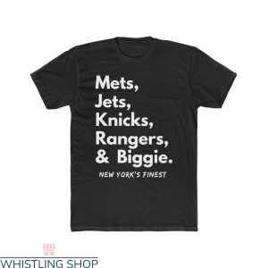 Vintage Mets T-Shirt New Yorks Finest City Squad Knicks Jets