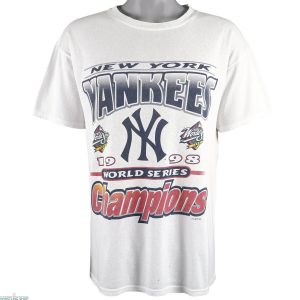 Vintage Yankees T-shirt MLB Tultex World Series Champions 98