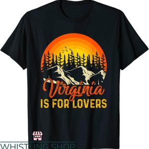 Virginia Is For Lovers T-shirt Vintage Virginia Sunset