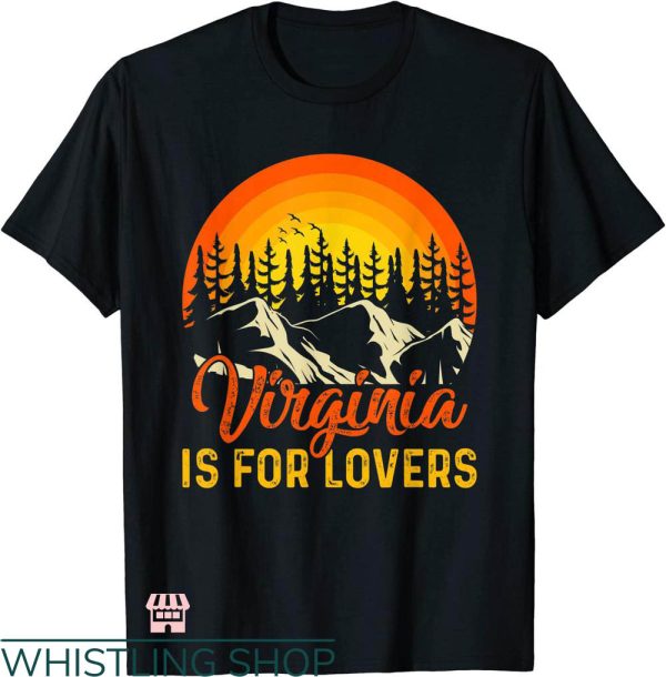 Virginia Is For Lovers T-shirt Vintage Virginia Sunset