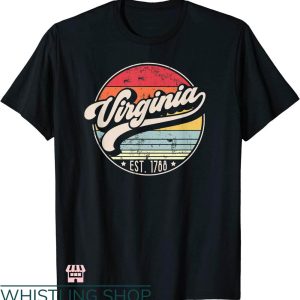 Virginia Is For Lovers T-shirt Virginia Home State Sunset