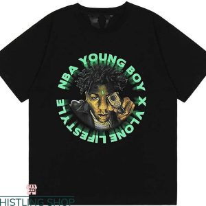 Vlone Friends T-Shirt NBA Young Boy X Vlone Lifestyle Tee