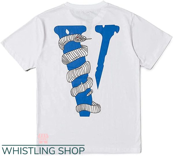 Vlone Friends T-Shirt Snake Big V Friends T-Shirt