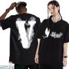Vlone Friends T-Shirt Vlone Fashion Big V Letter Hip Hop Tee