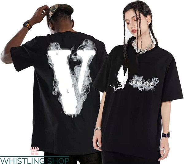 Vlone Friends T-Shirt Vlone Fashion Big V Letter Hip Hop Tee