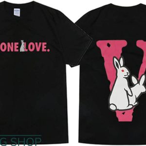 Vlone Friends T-Shirt Vlone Love Letter Rabbit Hip Hop Tee