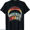 Wicked Smaht T-shirt Boston Funny Puns Intelligent Vintage