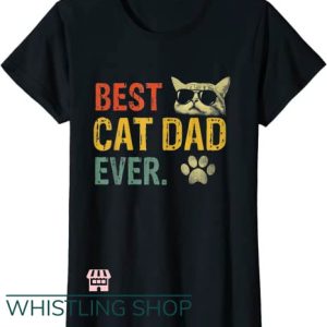 Womens Cat T Shirt Vintage Best Cat
